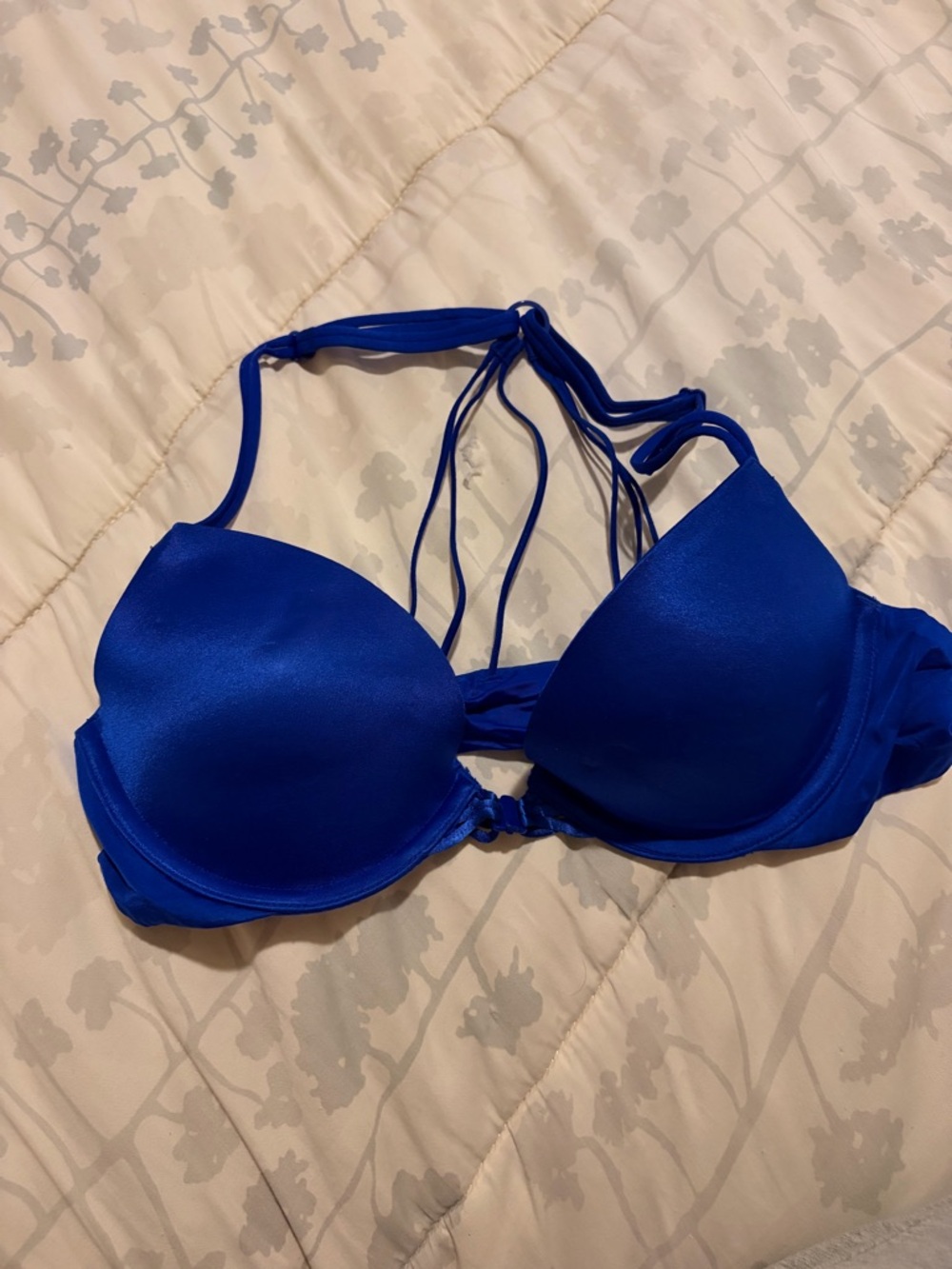 Victoria's Secret Royal Blue Strappy Push-Up Bra